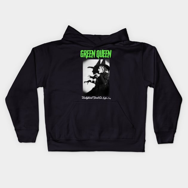 Green Queen Kids Hoodie by Ladybird Food Co.